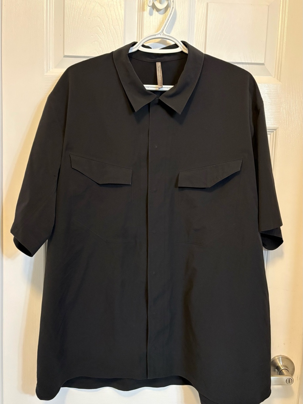 Arc'teryx Veilance Field SS Black Button Down Shirt XL